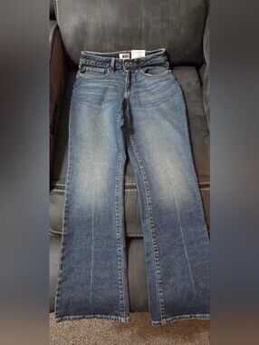 SO Juniors Mid Blue Denim Jeans 90s Bootcut Size 7